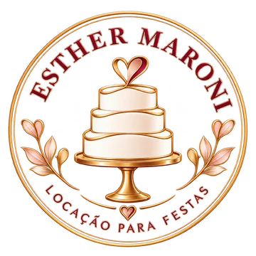 Selo Esther Maroni — Locação para festas